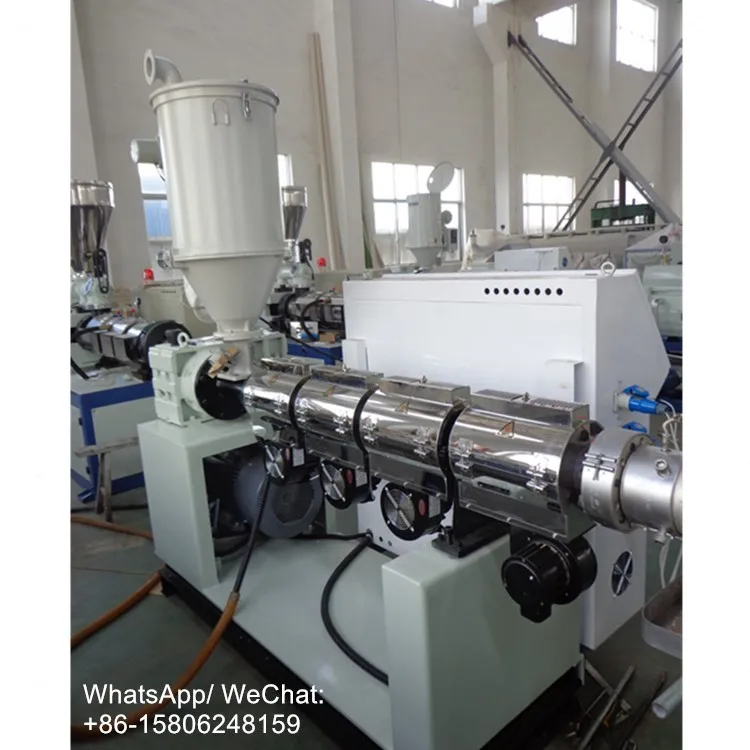 Plastic PE PP HDPE PVC PPR Pipe Making Machine Extrusion Production line