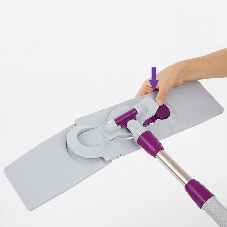 Household 360 roating Microfiber Flat Mop Magic Washing Mop set with replacement  Mop head