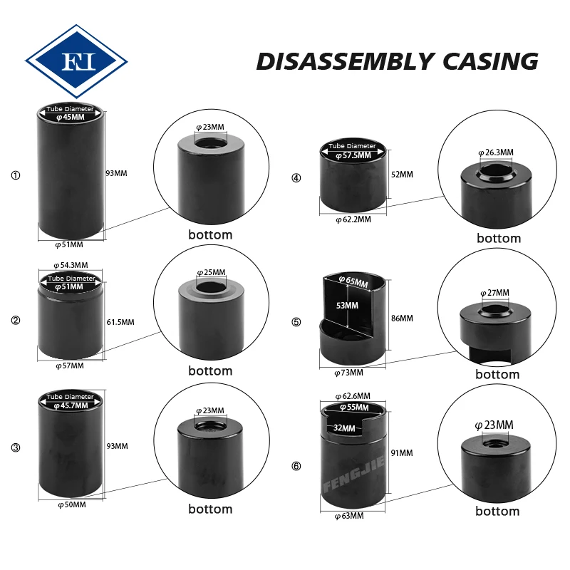 21pcs C Joint Chassis Service Tools Ball Puller Joint Removal Tool Tie Rod Separator Set Ball Joint Press Separator Tool Kit
