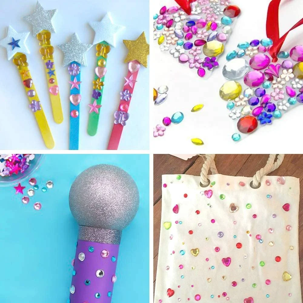 Self Adhesive Multicolor Crystal Jewels Eye Face Rhinestones Gems Stickers