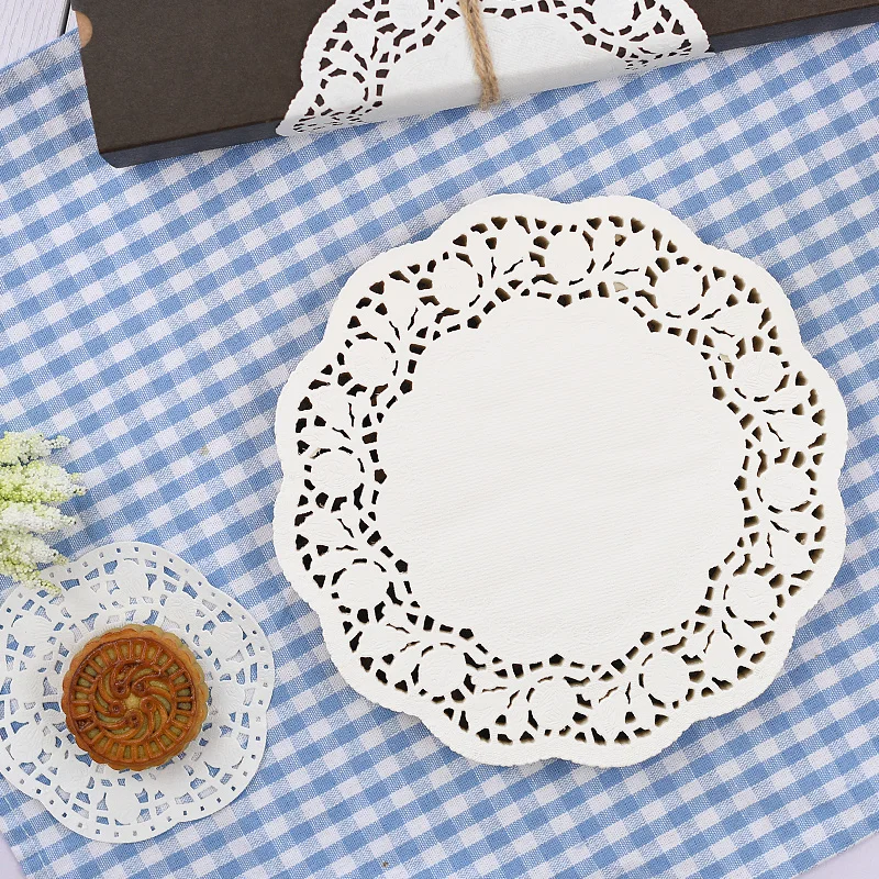 Paper Tablecloth Round White Paper Lace Doilies To Cardmaking
