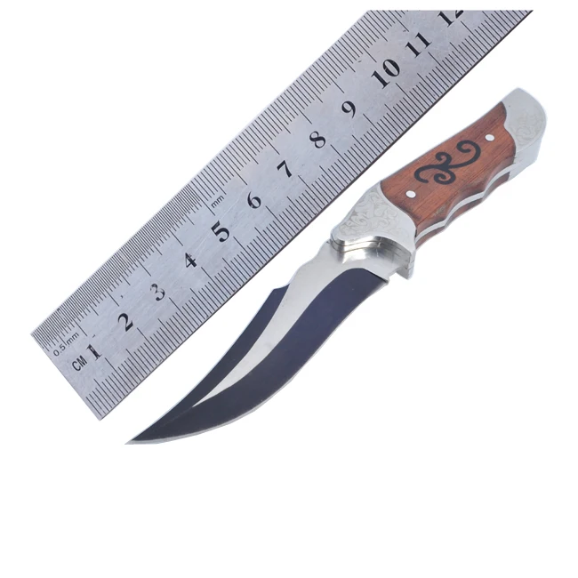 Exquisite stainless steel practical hunting knife Straight Saber Fixed Blade Knife