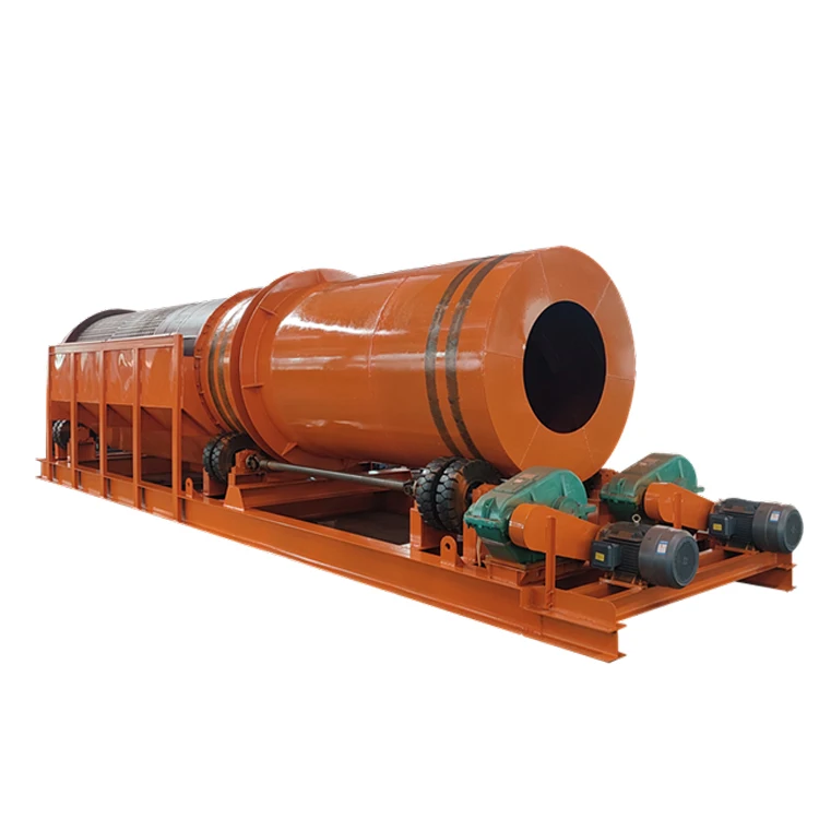 Large Shaftless Drum Stone Washing Machine Spiral Cylindrical Ore Washing Screen Ore Washing Equipment