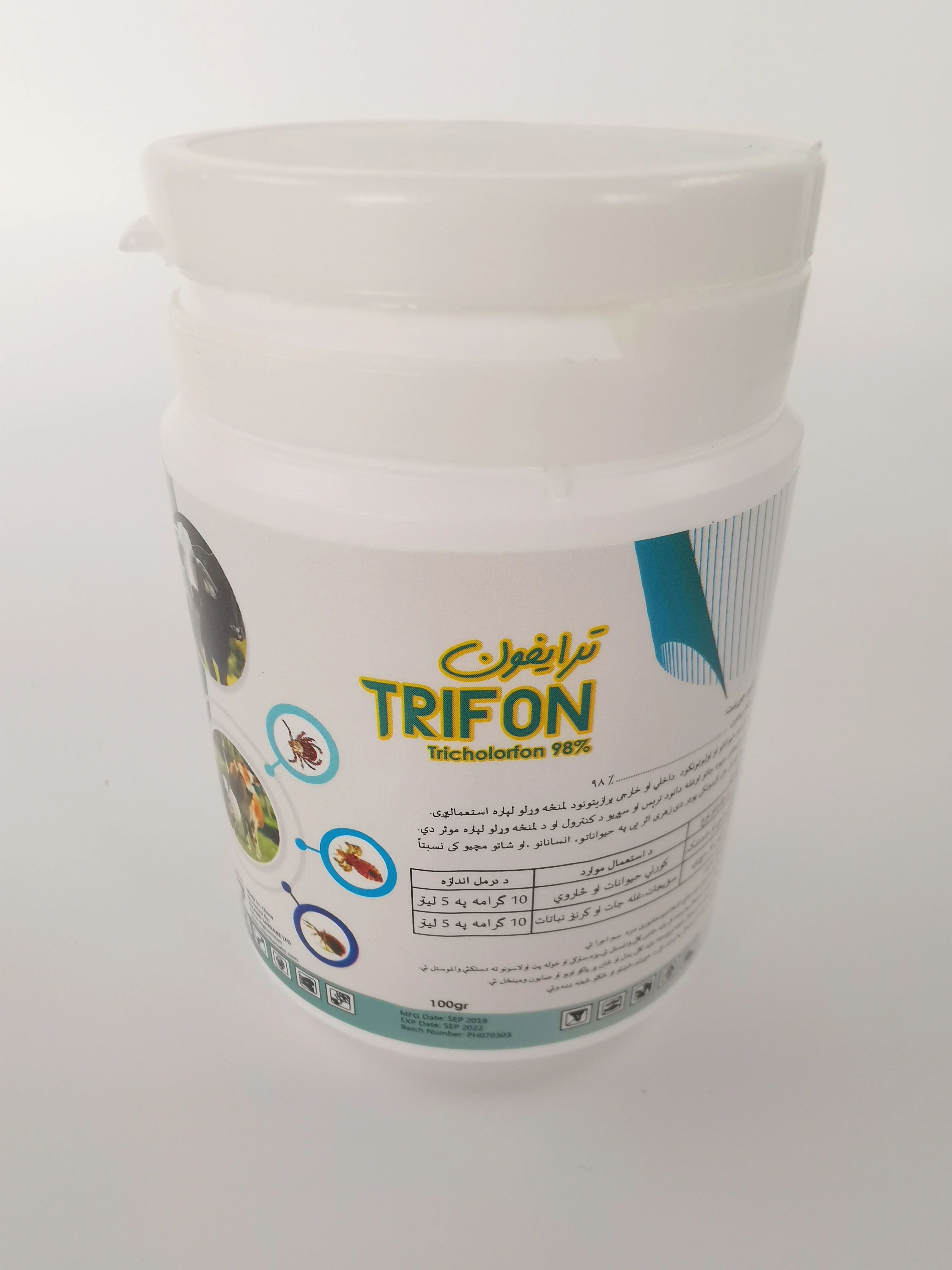 Инсектицид трихлорфон 97% TC 80% SP WP по заводской цене белый порошок для общественного здоровья