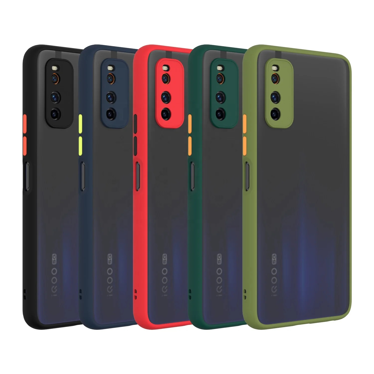 Матовый чехол для мобильного телефона 2020 смартфона из ТПУ аксессуары vivo iQOO Neo3 5G Neo 3 X50 Pro