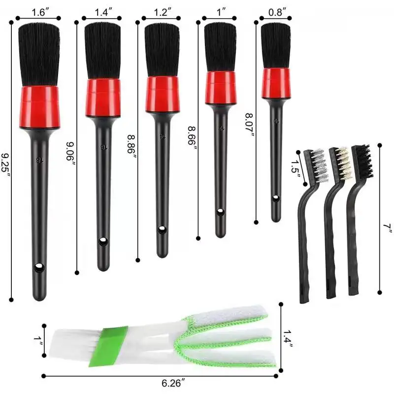 long handle soft bristle car wash brush/high quality soft car cleaning brush /soft car wheel cleaning brush