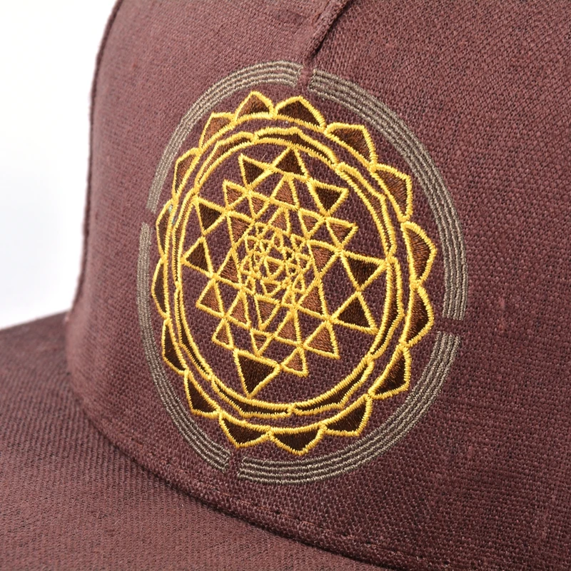 Wholesale Custom 5 Panel Flat Brim Embroidery Design Sports Hemp Snapback Hats and Caps