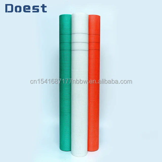 Resin coated fiberglass mesh  145g 5x5 Plaster orange blue yellow Mesh compare fiber mesh vs steel wire
