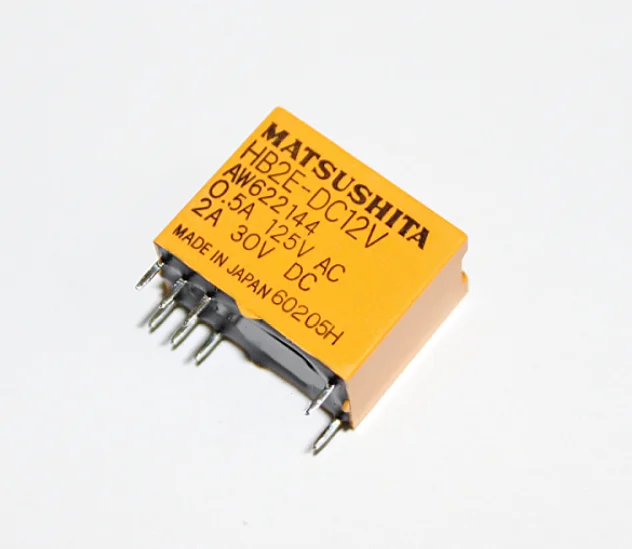 New imported  relay HB2E-DC12V AW622144 12VDC 2A 8-pin spot