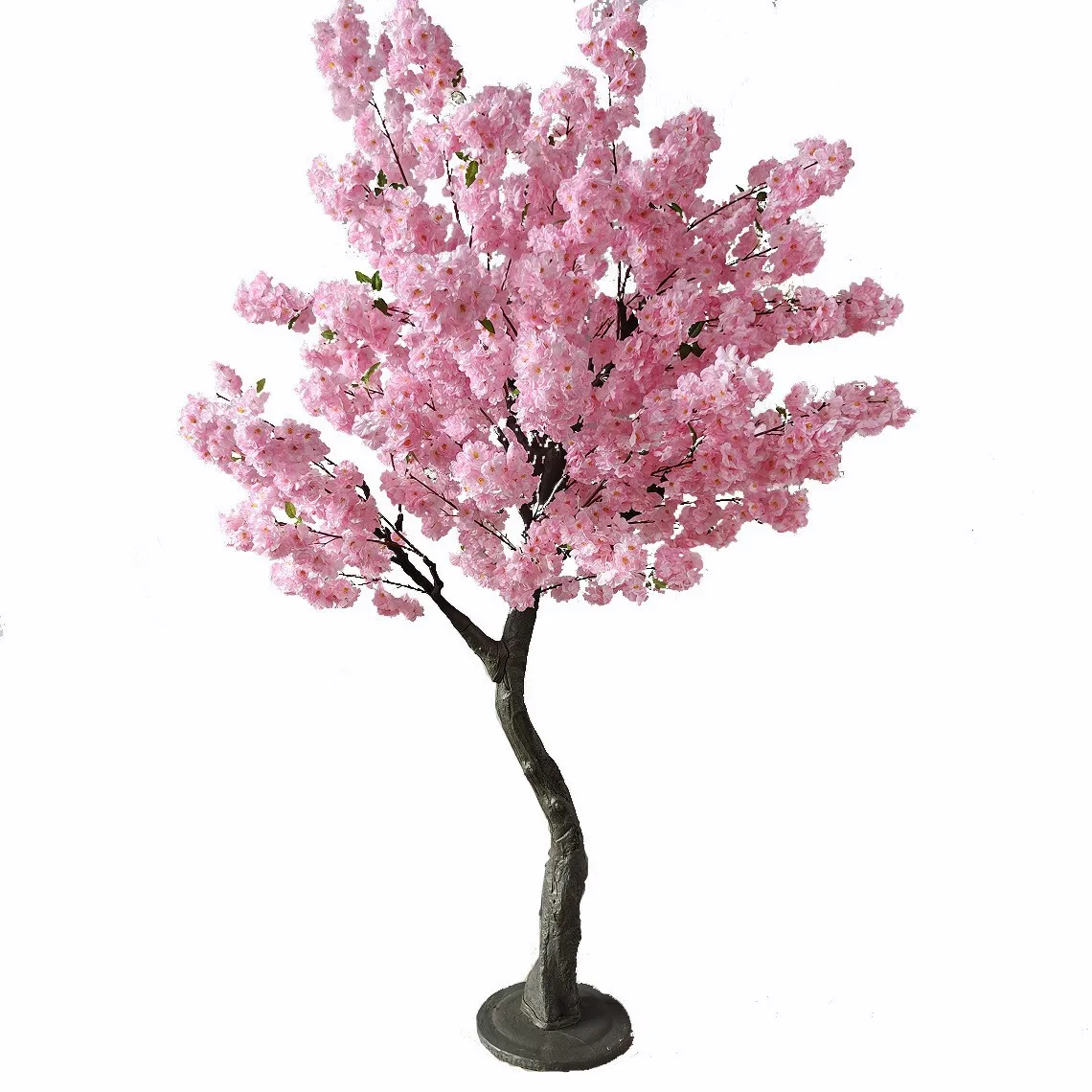 Искусственное растение розовая вишня с вазой искусственные деревья цветок