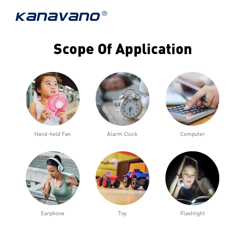 Kanavano A-class 18650 akku 18650 li ion battery 3.7v 1800 mah li-ionen-akku for mini fan