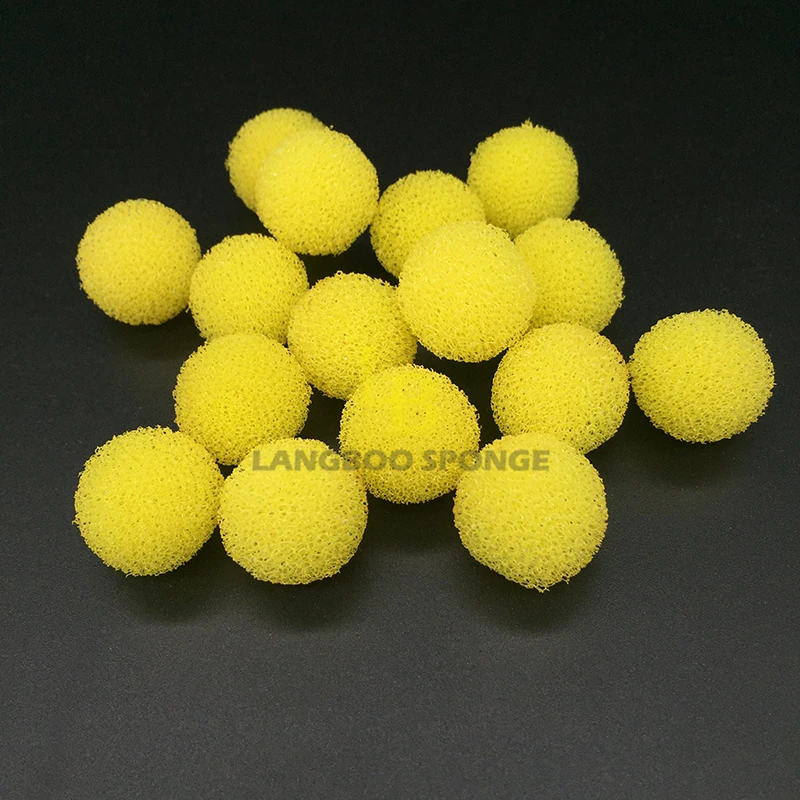 Eyelash pliers cleaning sponge ball color net coarse filter ball rough hole sieve water filter foam ball
