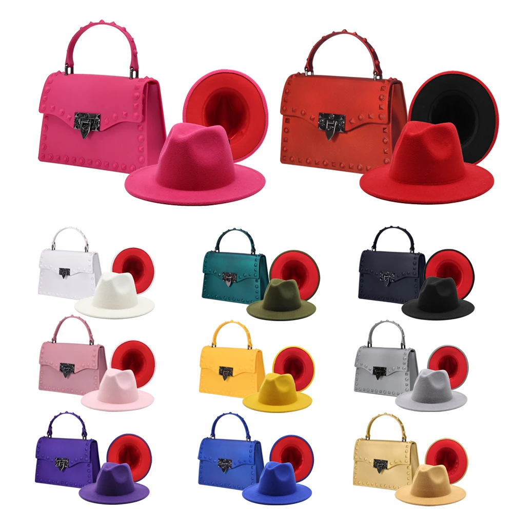 
MD-2021 esigner and ladies handbags hat and purse sets bags women handbags ladies hand bags jelly purses and handbags for women 