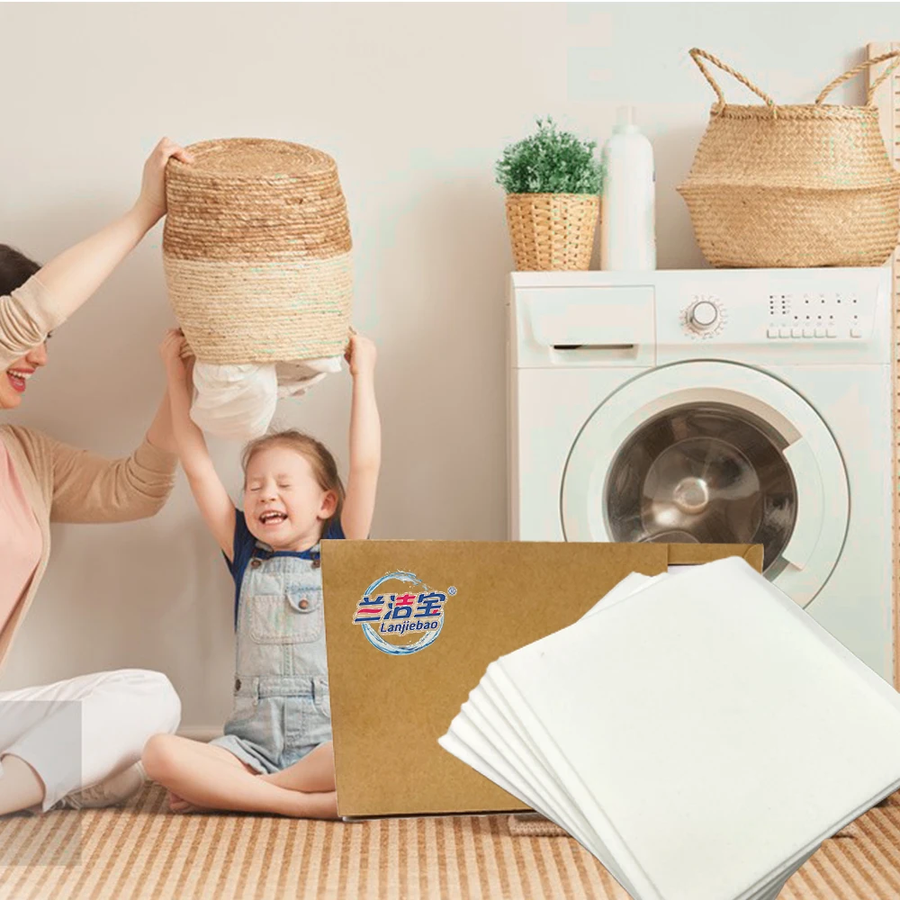 ODM OEM Cleaning Washing Products Cheap and Good Laundry Detergent Sheets Strip Sheet