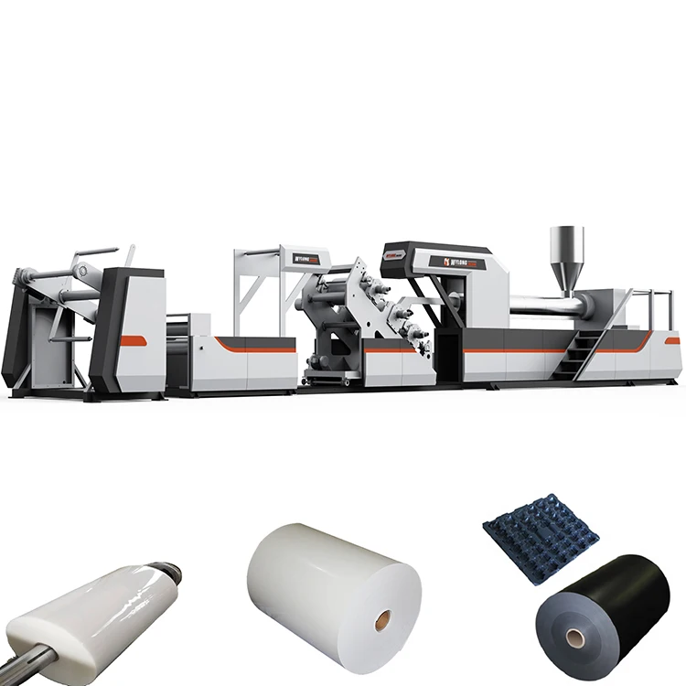 Sheet Extruder PP/PS /PE Materials Granule Auger/Screw Feeding Processed Bioplastic Plastic Extrusion Sheet Machine