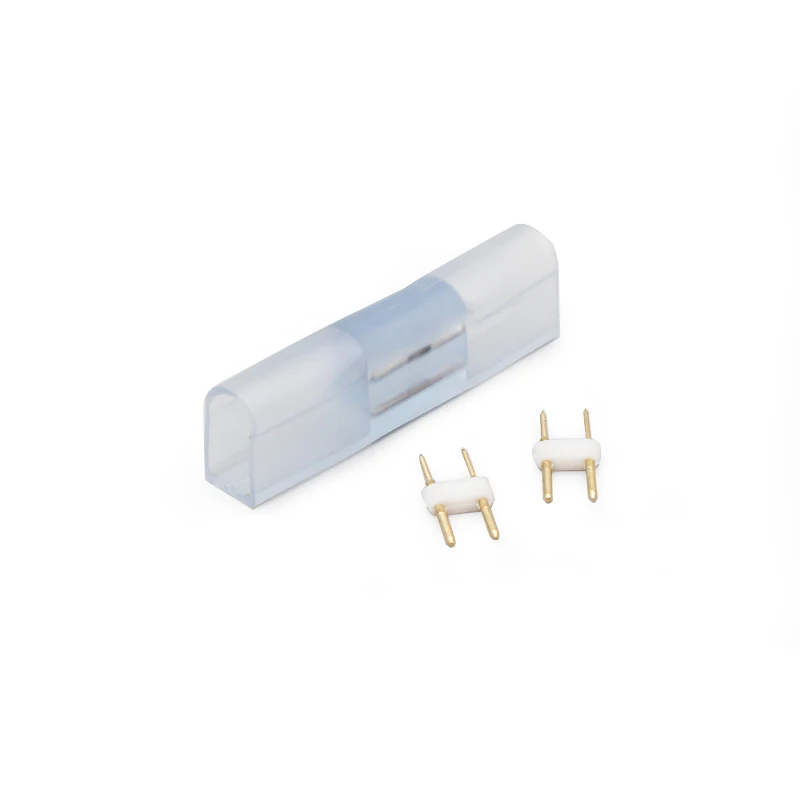 I T L Shape 220V led neon flex connector 8*16mm Light Strip Clip 2 pin led strip connector Flexible Strip Light Accessories