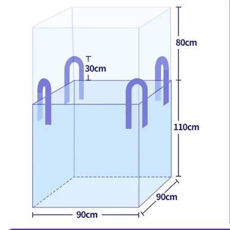 Big Bag jumbo 1000kg 750kg 800kg bitumen Mineral Resin Asphalt builders Jumbo mini skip bag container Bag