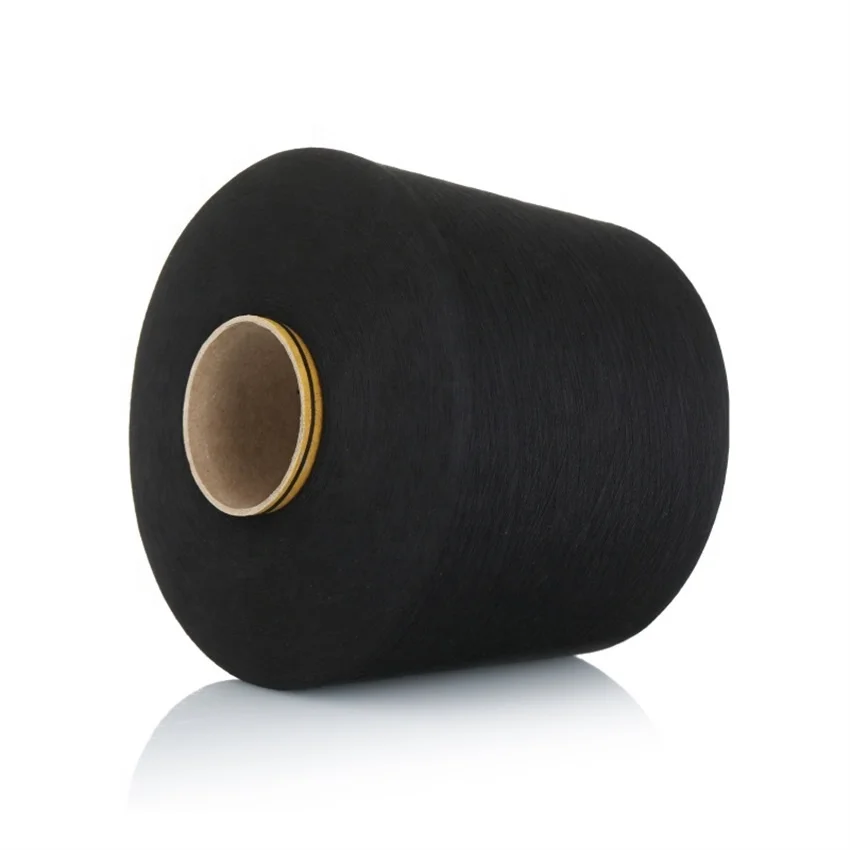 Hot-Selling 21s 32s Recycled 100%Polyester Staple Fiber Yarn For Knitting  Cheap Price Textile Spun Yarn For knit Socks Yarn