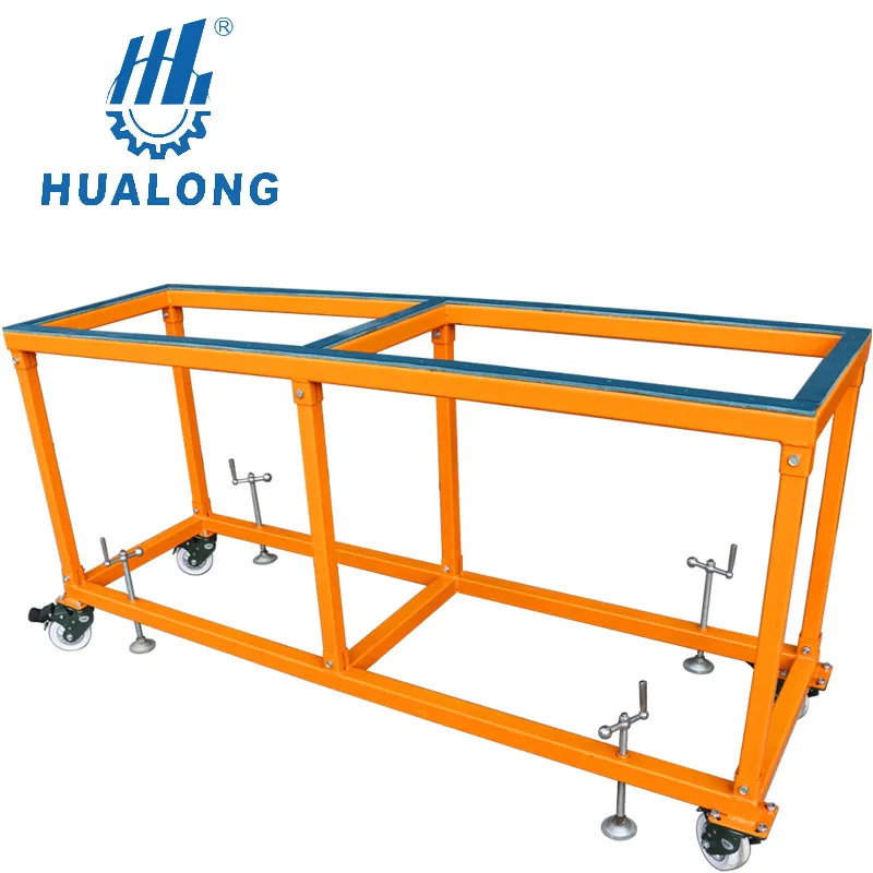 Hualong Machinery Съемный складной быстросъемный промышленный металлический стенд гранитный мраморный Рабочий стол для мастерской