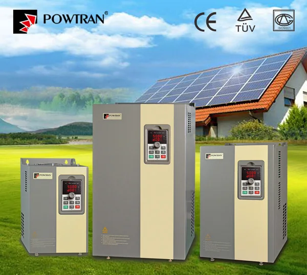 POWTRAN 15kW 22kW solar inverter grid dc ac inverter 3ph 380v 480v with full protection for landscape mountain