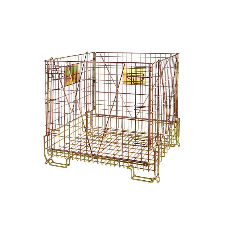 800x1200 евро металлический контейнер складной для хранения поддон