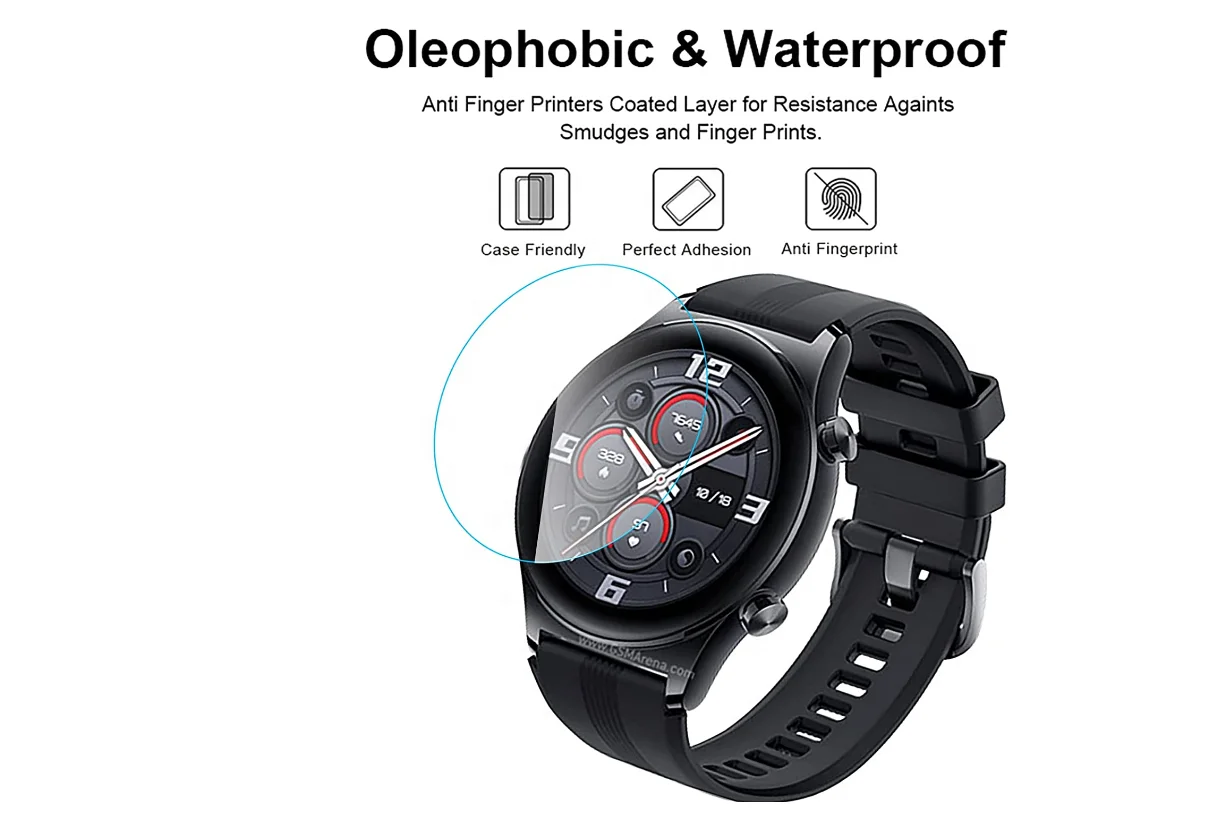 Прозрачное закаленное стекло с защитой от отпечатков пальцев для Honor Watch GS 3