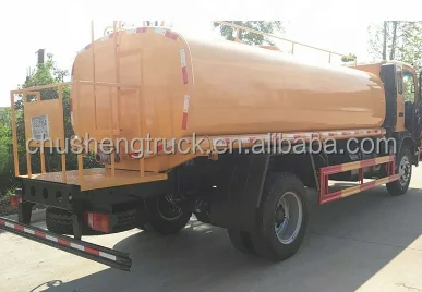 Customized color logo HOWO 4x2 RHD 10 tons 10000L sprinkling water bowser tanker