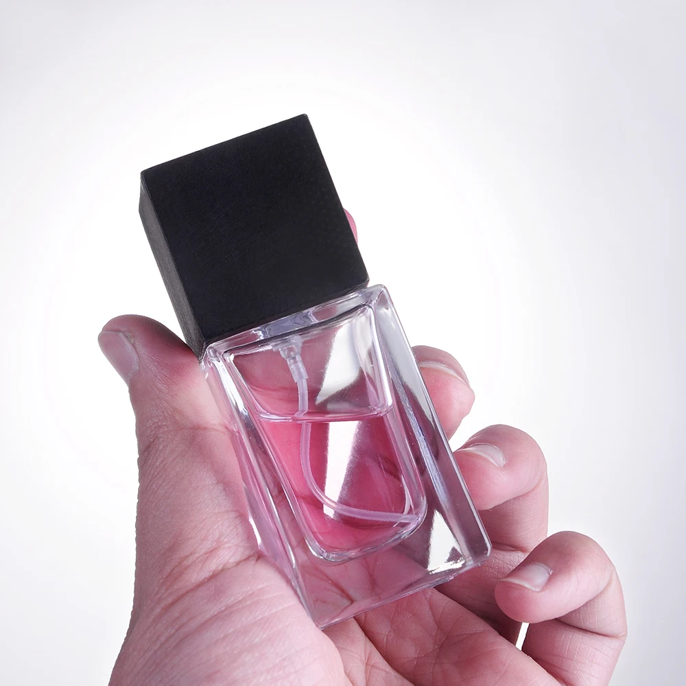 Wholesale Square Botol Parfum Glass Luxury Perfume Bottle 30ml 50ml 100ml With Gift Box