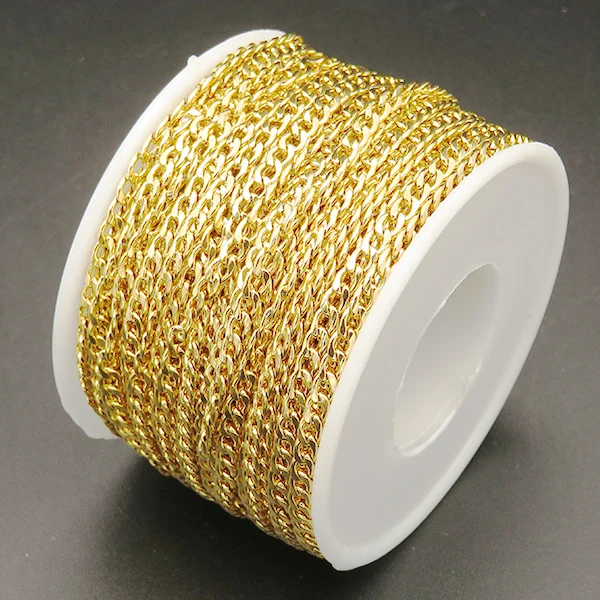 
304 stainless steel 25mx3mm cuban link chain for men 