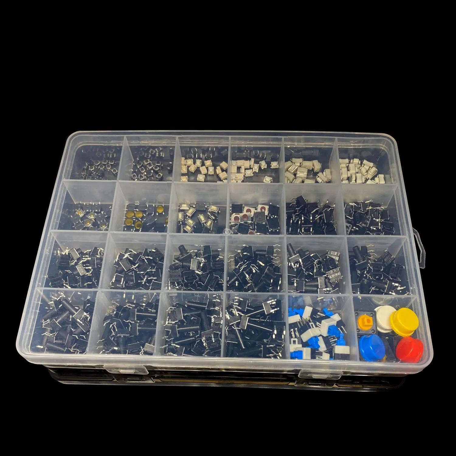 460pcs=24 types Tactile Push Button Touch Switch Remote Keys Button Microswitch Hot Sale