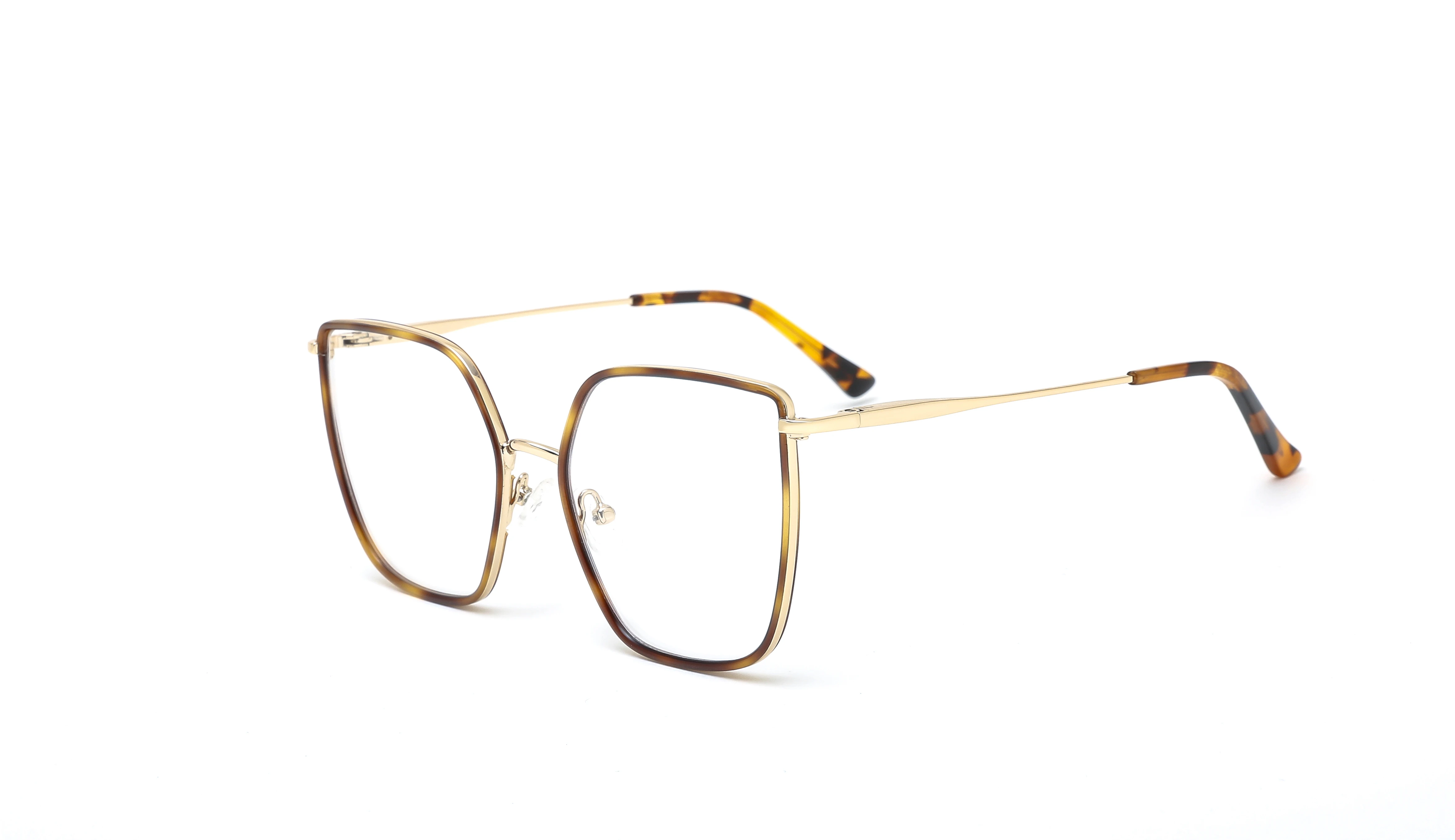 2022 Men Women Hot Sale Irregular Frame Glasses Fashion Metal Optical Frame Eyeglasses