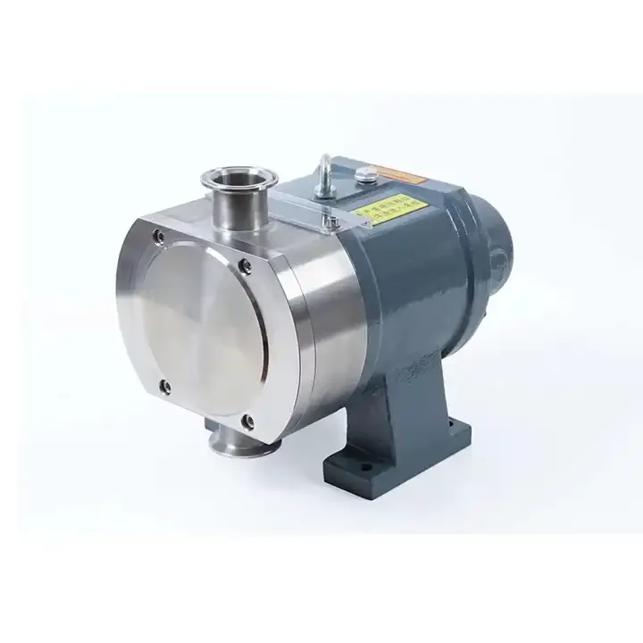 Санитарный насос из нержавеющей стали SS304 SS316L вертикальная головка роторного насоса