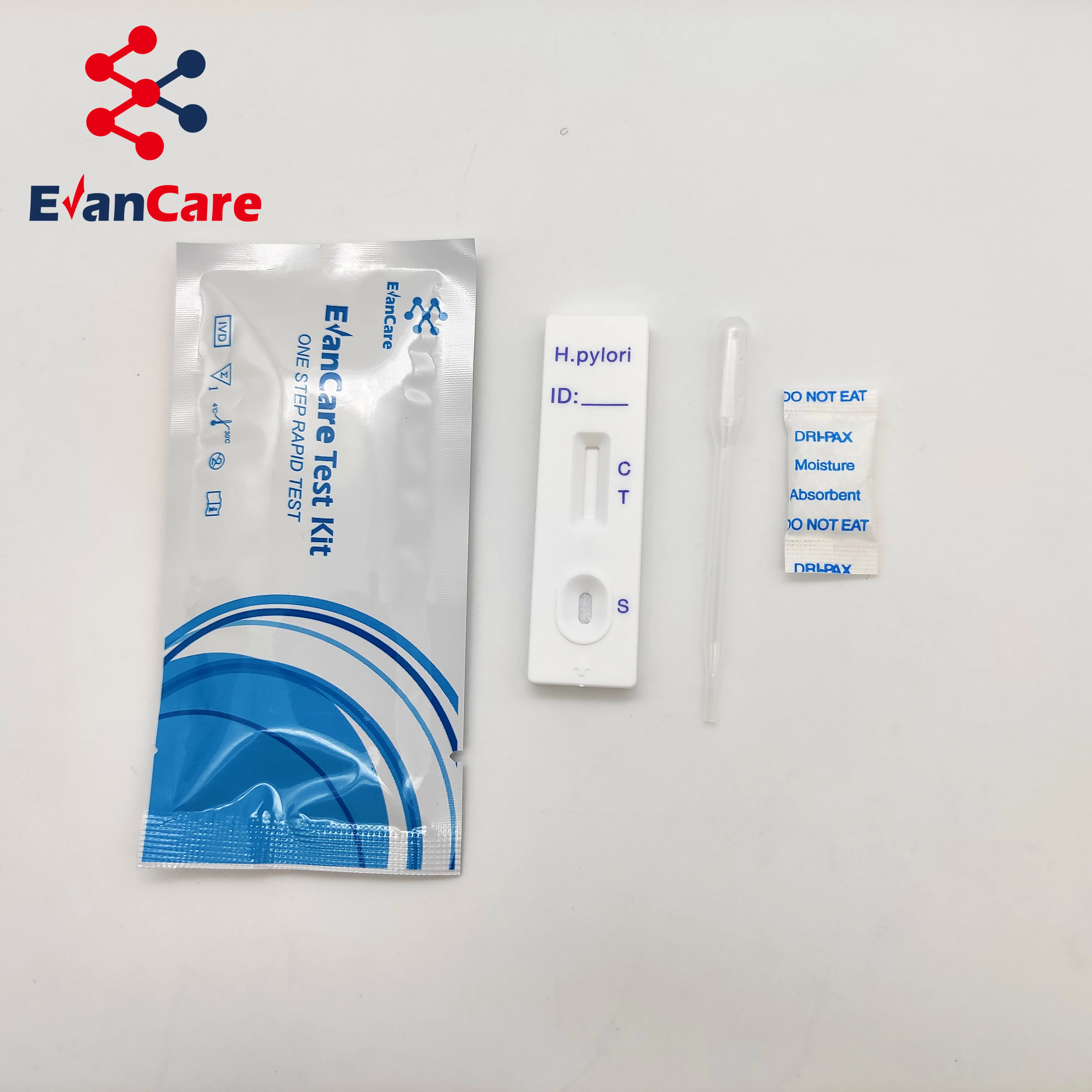 
Evancare high quality one step H.Pylori Ab/Ag Test for Helicobacter antibody 