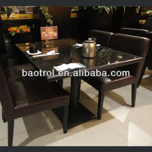 Fancy white rectangular solid surface dining tables acrylic table tops for 8 person
