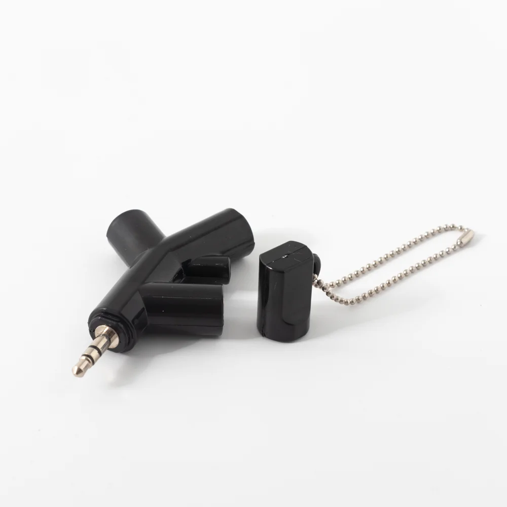 New Branch style music headphone splitter 3.5mm stereo 1 to 3 jacks for phone