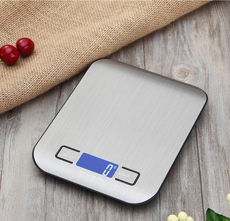 Custom Balanza Digital Weight Weighing 1kg 3kg 5kg 10kg Kitchen Scales Balanzas De Cocina Smart Gold Gram Scale Household Scales