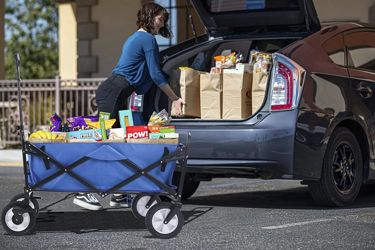 beach wagon cart garden cart utility wagon high pu material sand beach folding wagon cart wheel 7x4 '