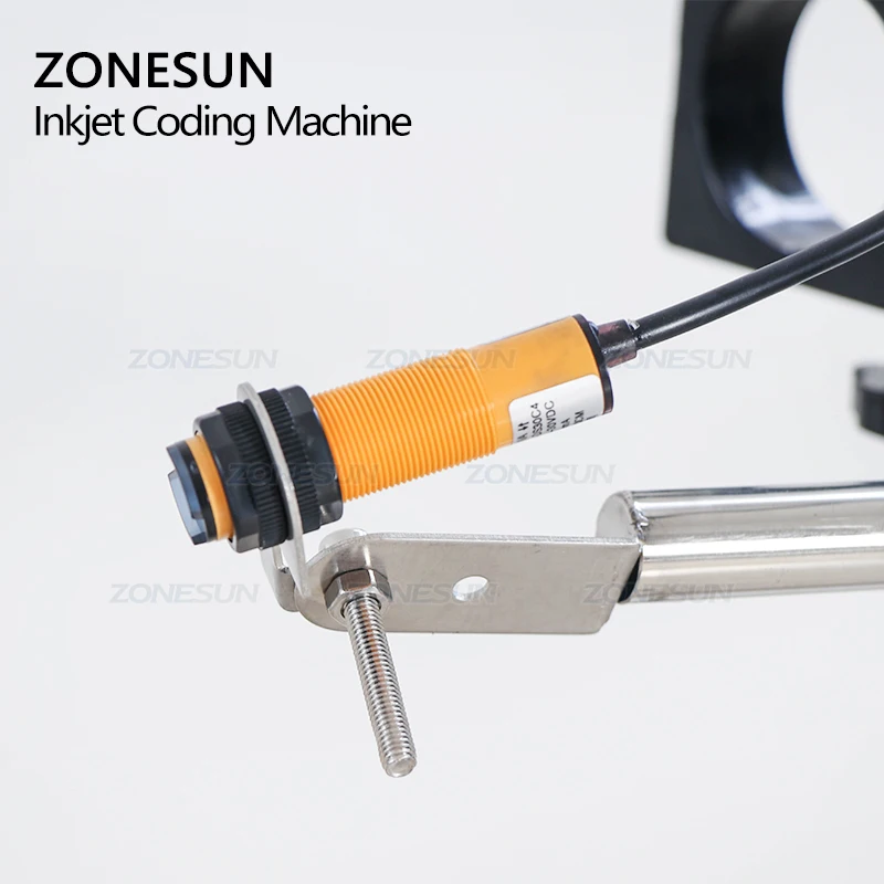 ZONESUN конвейер для струйного принтера конвейерный стол ленточный носитель верстак сортировки из ПВХ коробка бутылок наклейка