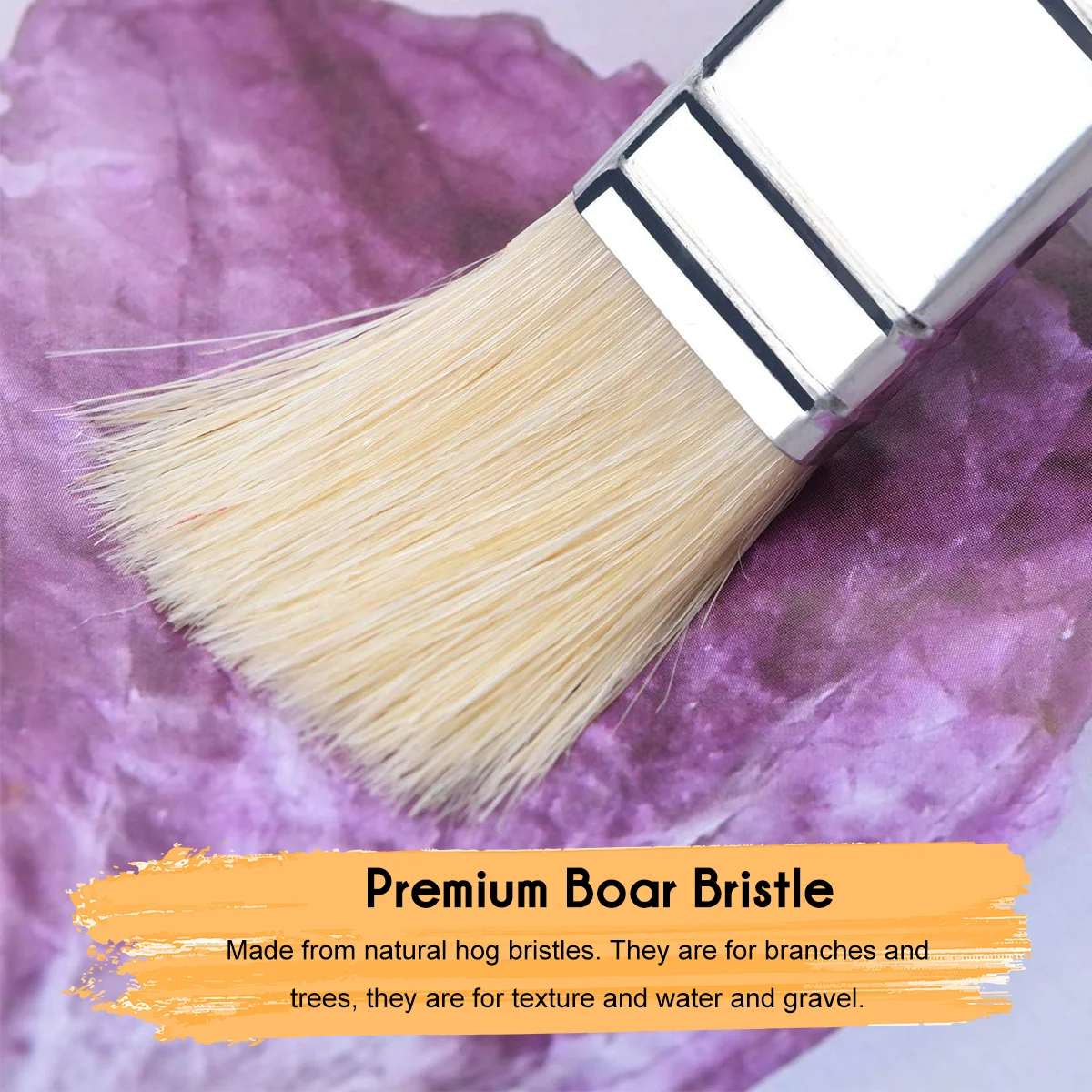 Professional 10 Pcs Artist Watercolor Sable Paint Brushes Round Tip Flat Dagger Oval Wash For Detail Watercolor Painting