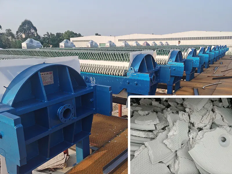 Round high pressure filter press