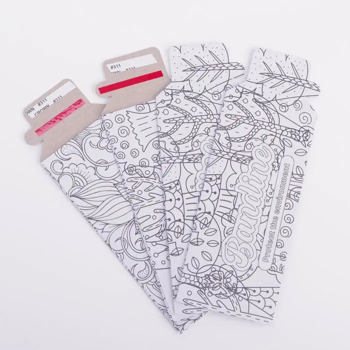 custom logo tear strip mailing envelope stay flat mailer envelope packaging paper shipping cardboard envelope