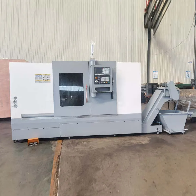 cnc engine lathe twin spindle and turret precision automatic lathehydraulic po