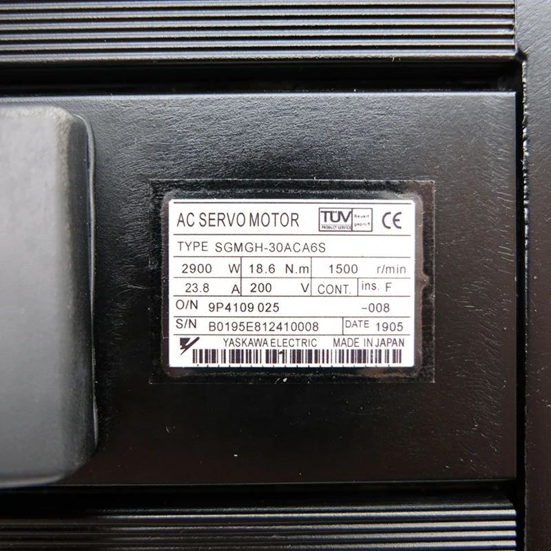 New Original Japan Yaskawa industrial automation device electric AC Servo Motor SGMGH-30ACA6S