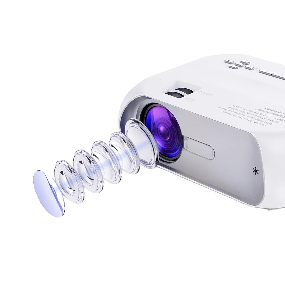 Беспроводное Зеркало LED 7000 люмен проектор Поддержка 1080p HD проектор-улучшить вашу жизнь с этим портативным проектором