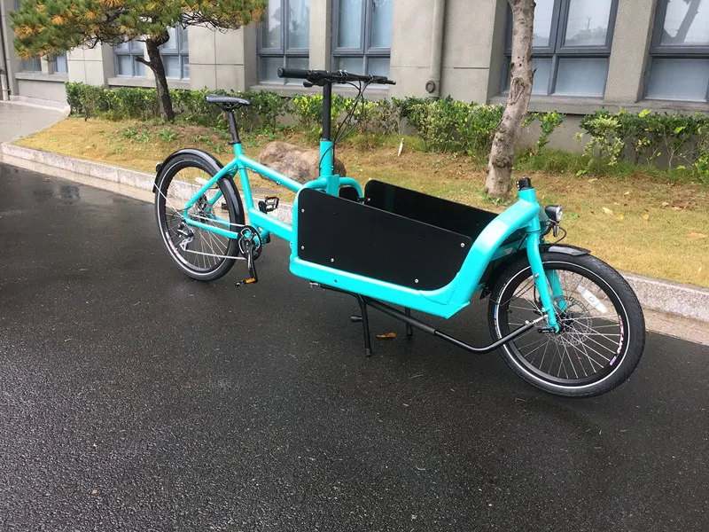 EU stock warehouse 2 wheel city bike cargo bike bicycle with front box Bafang motor family transport cargo bikes electric eu