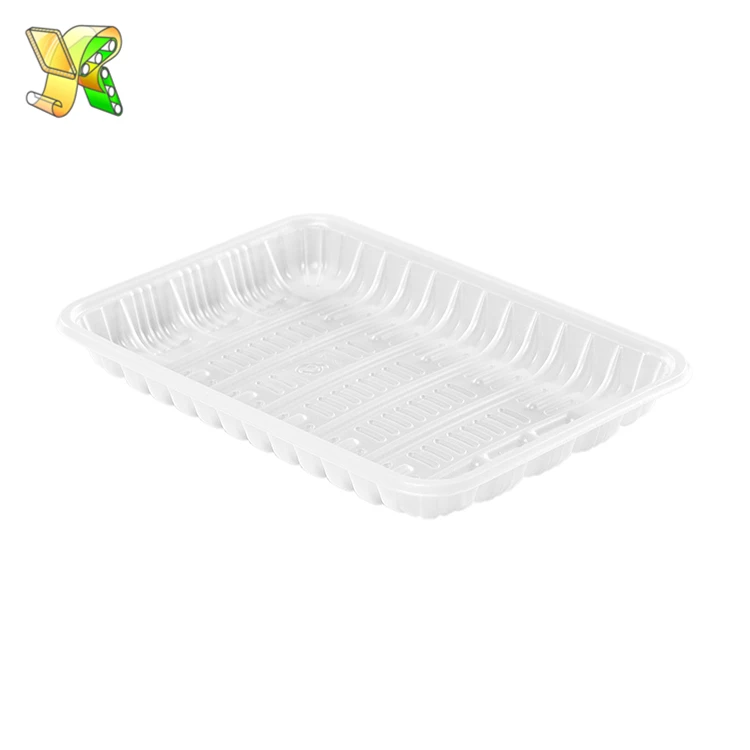 Fresh meat food trays plastic pp disposable frozen food tray sea food pp blister tray