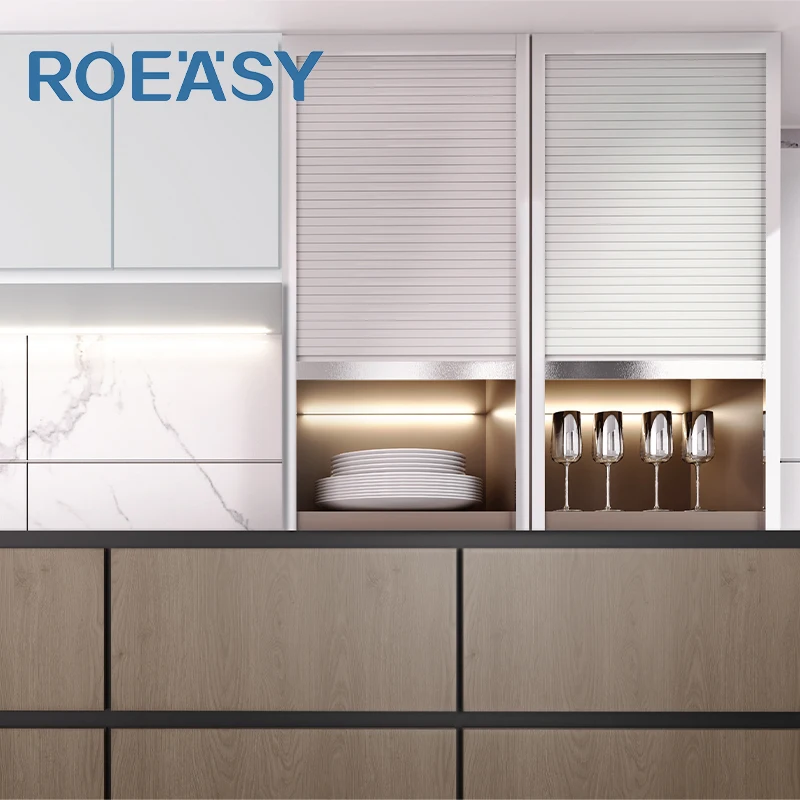 ROEASY оптовые цены алюминиевые рольставни двери гаража промышленные электрические