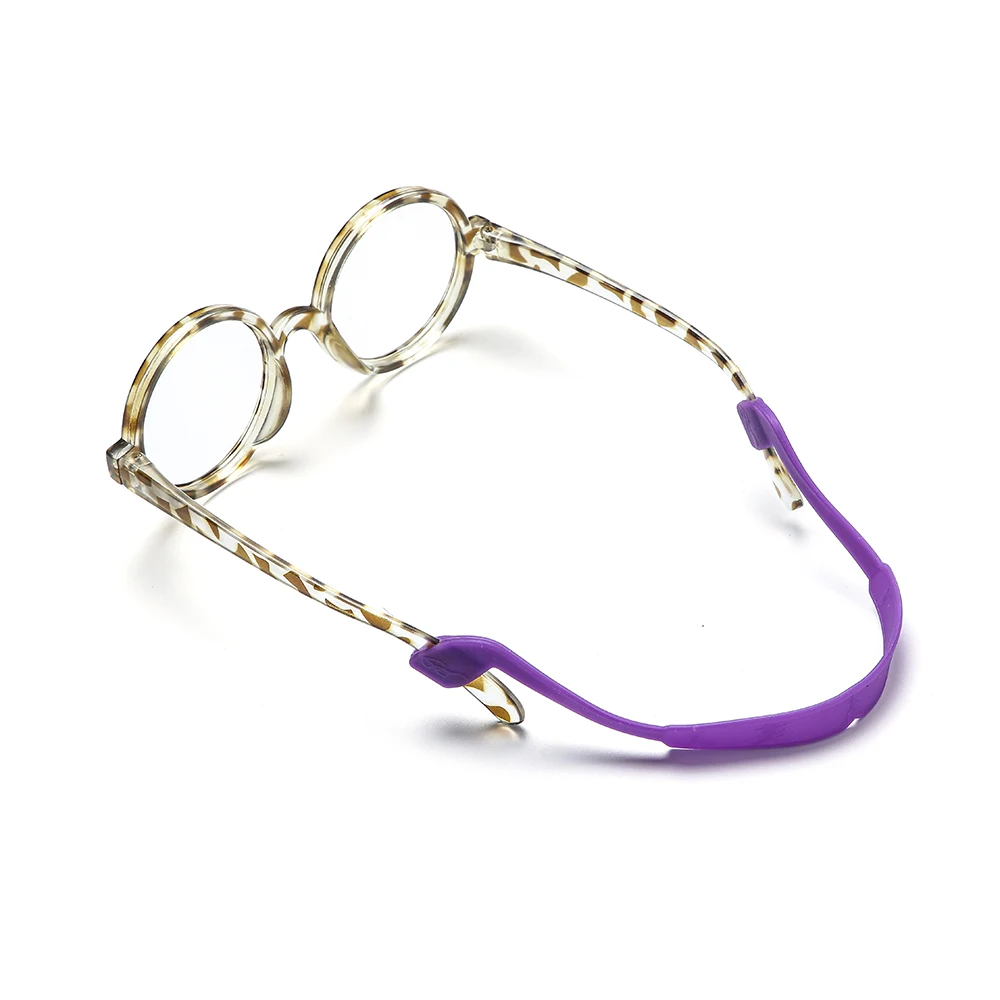 Silicone Eyeglass Chains Strap For Kids Eyewear Retainers Sports Anti-slip Elastic Cord Holder