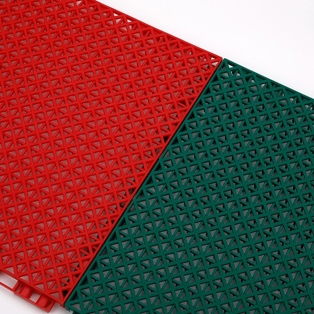 Durable Using Blue Plastic Pump Track Slope Outdoor Area Assembled Sports Floor China