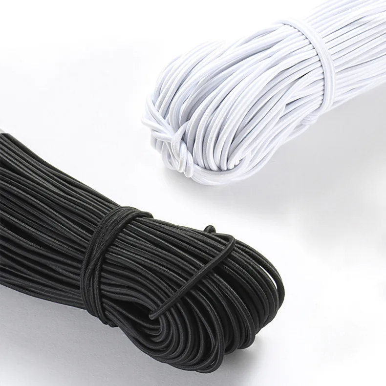High Elastic Rope Custom 1mm 2mm 3mm 5mm 6mm 8mm 10mm elastic Rubber Cords Strong Stretch Round Rubber Elastic string